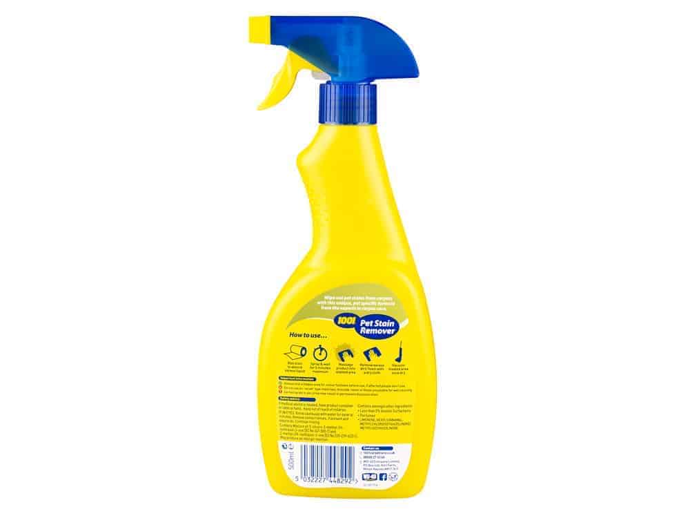 1001 pet stain and odour remover wilko
