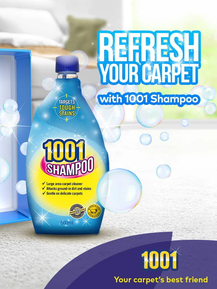 The silhouette is… our best carpet cleaner 1001 Shampoo!
