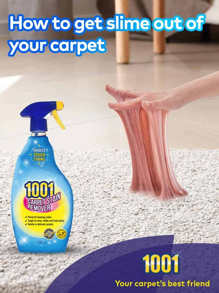 Best child safe carpet cleaner to get slime out of carpets