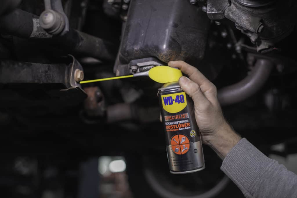 Rostflecken entfernen WD40 zeigt wie es funktioniert!