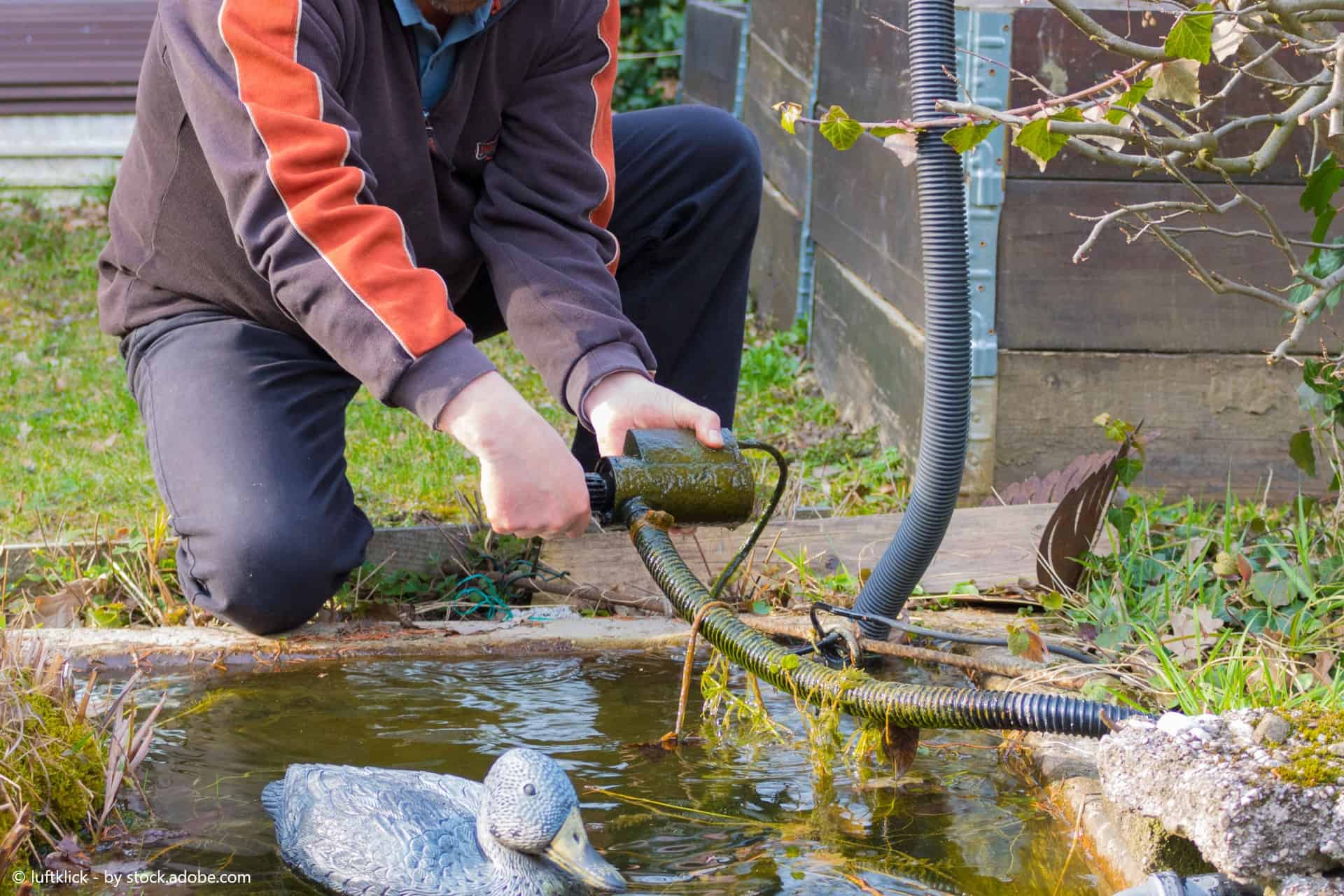 Gartenteich reinigen Einfach und schnell mit dem WD40 Guide