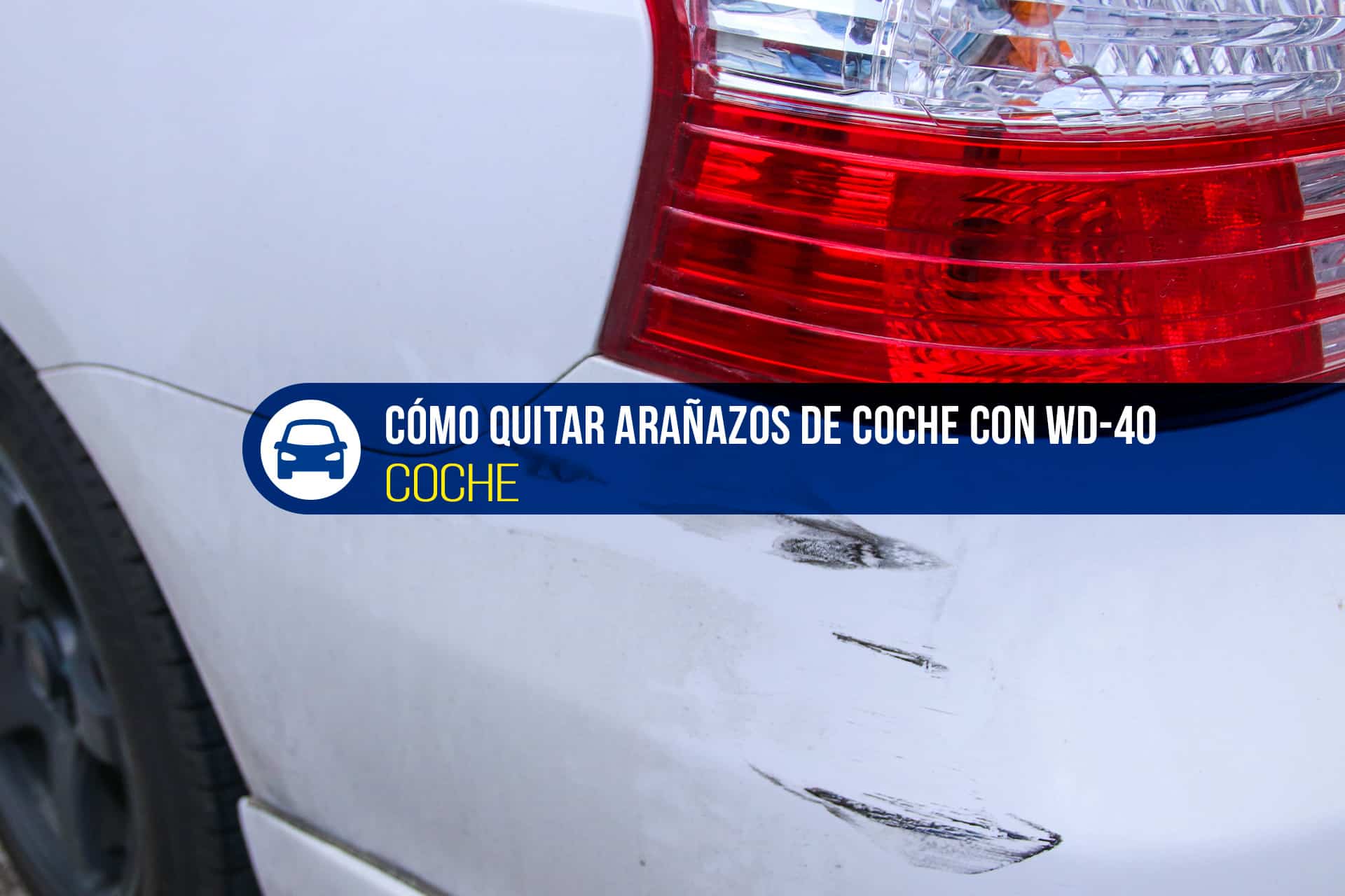 Cómo quitar arañazos del coche con WD-40