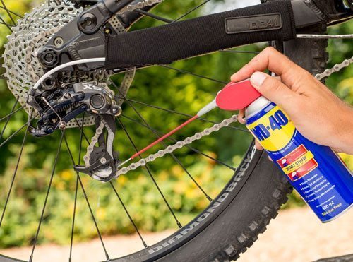 WD-40 Smart Straw toepassing