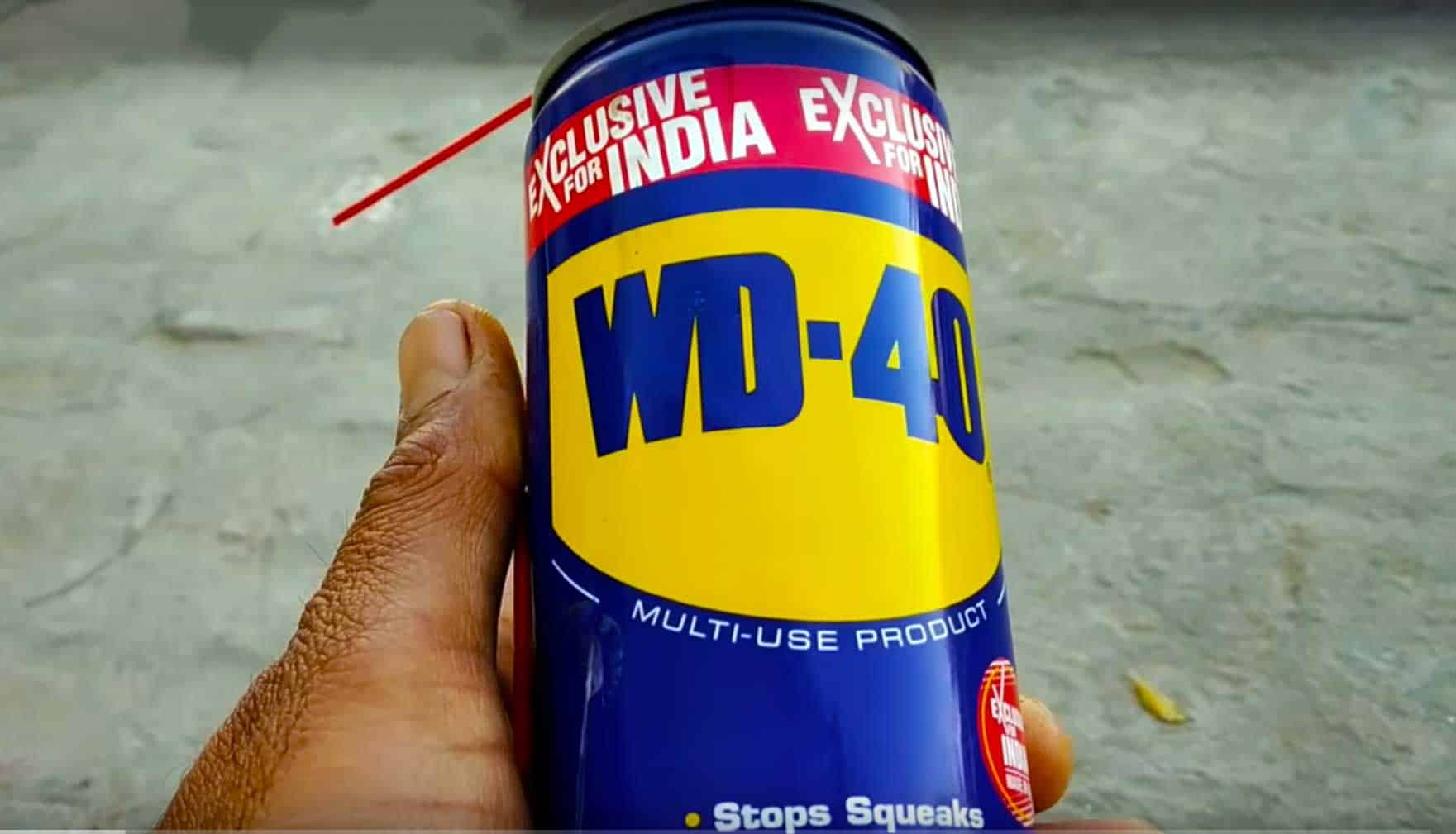 wd 40 bike rust