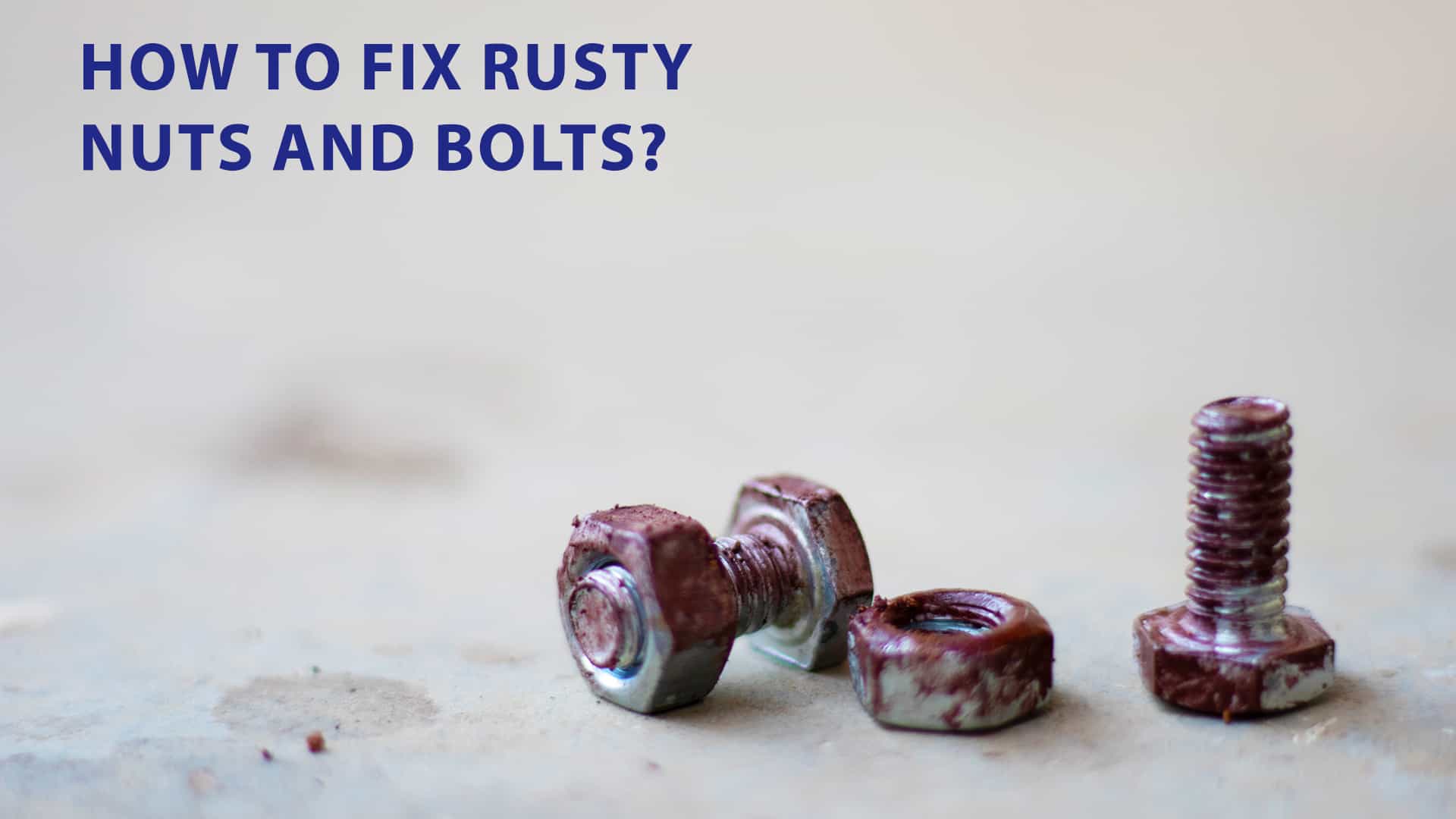 Fix Rusty Nuts and Bolts With WD40! WD40 India