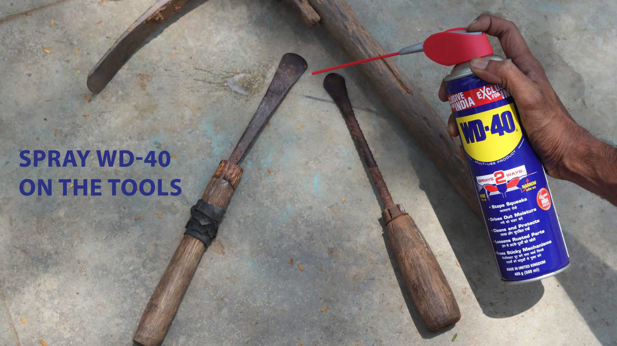 How To Clean Your Rusted Tools With WD40? WD40 India