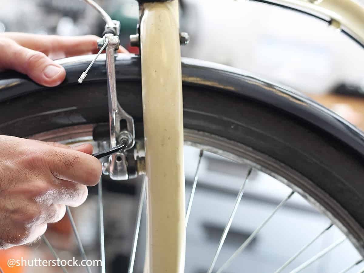 come montare cavo del freno bicicletta