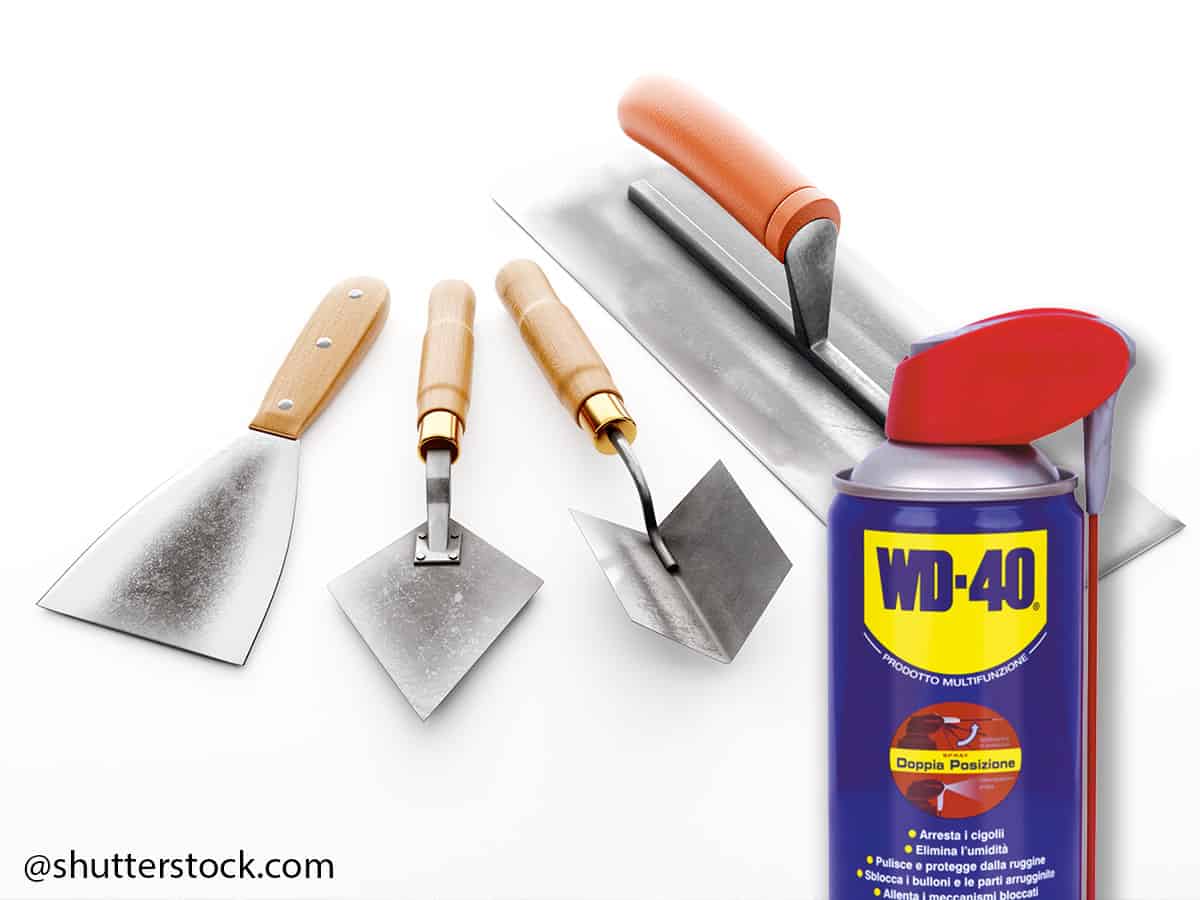 Come Rimuovere Il Cemento Dagli Utensili WD 40 Italia