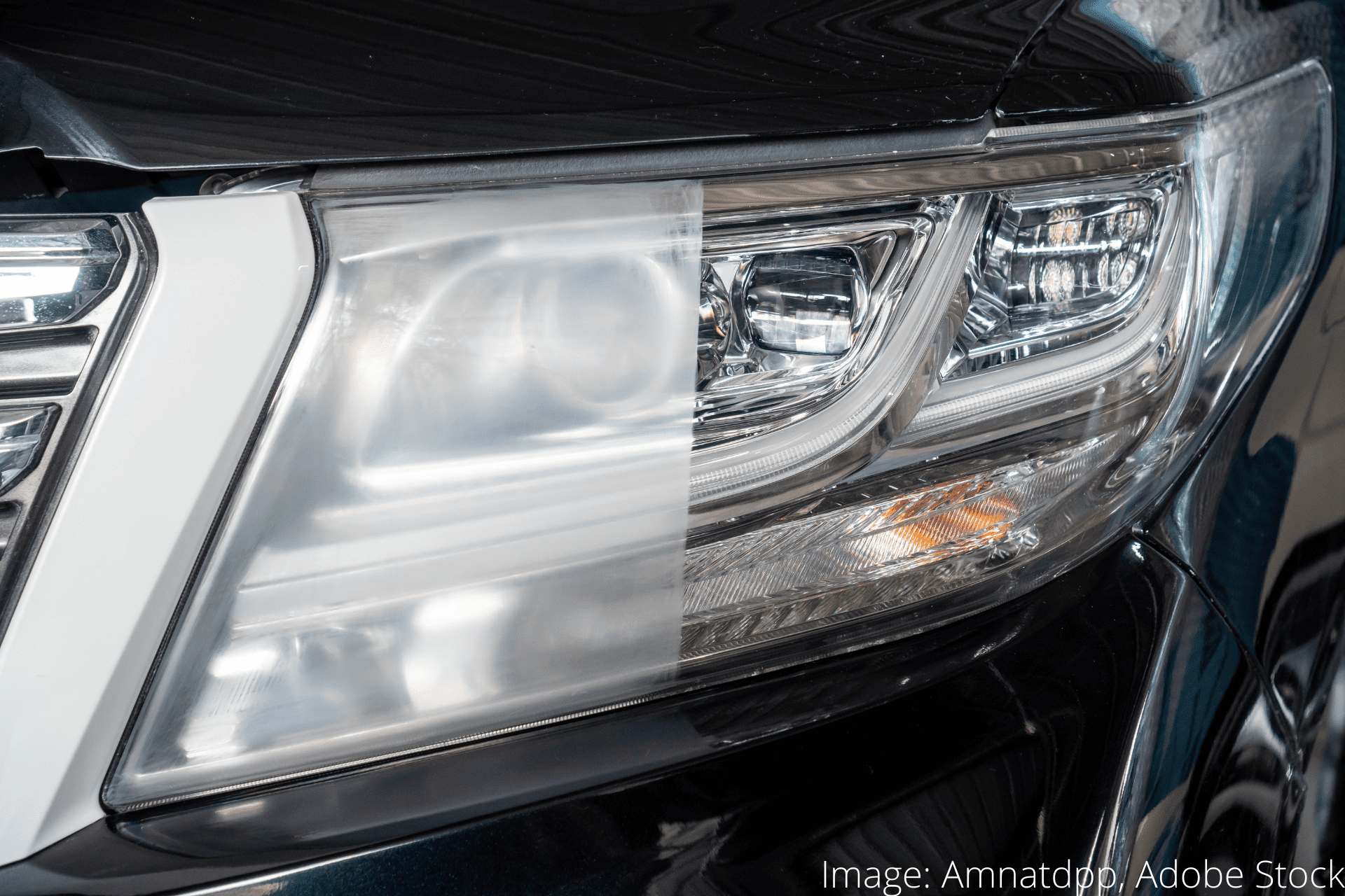 how to clean foggy headlights