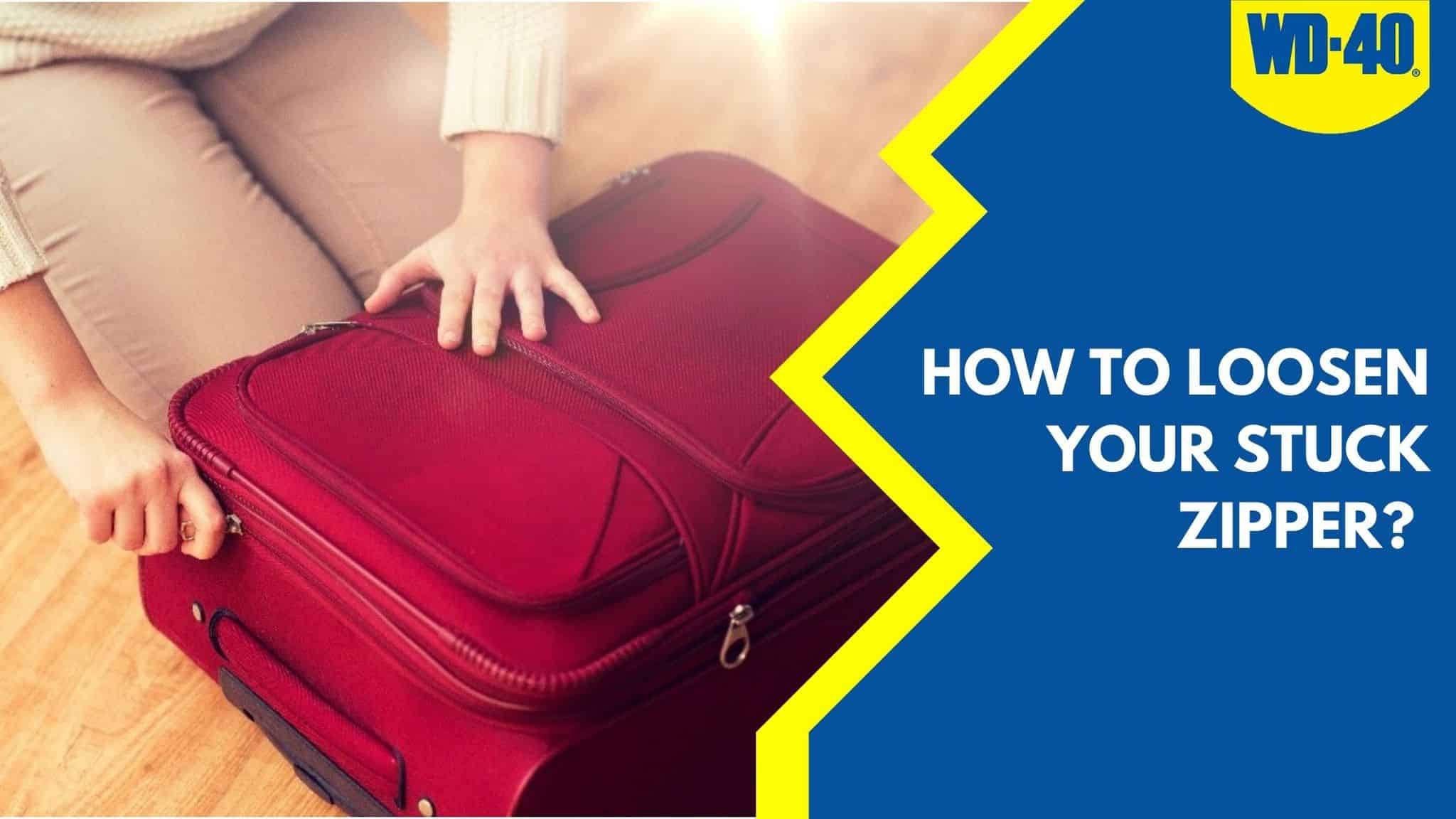 HOW TO LOOSEN YOUR STUCK ZIPPER? WD40 Pakistan